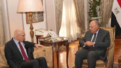 وزير الخارجية يستقبل مفوض الأمم المتحدة السامي لحقوق الإنسان