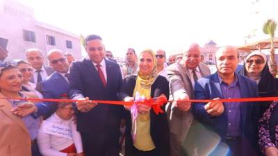وزيرة التضامن ومحافظ الدقهلية يفتتحان أول مركز تأهيل متكامل  ضمن "حياة كريمة"