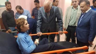 محافظ الجيزة يوجه بصرف إعانه عاجلة لمصابي حادث طريق "أبوغالب"