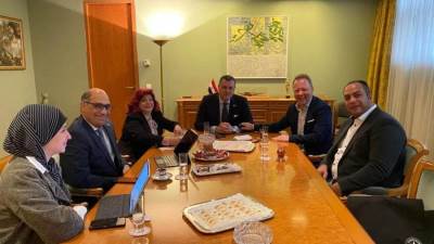 وزير السياحة يختتم زيارة برلين بعقد مجموعة من اللقاءات الإعلامية