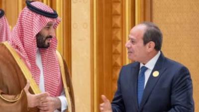 الرئيس السيسى يلتقى ولى العهد السعودى فى الرياض