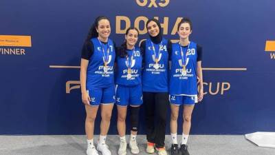 منتخب مصر للجامعات طالبات يفوز بالمركز الثاني لبطولة كأس العالم لكرة السلة بالدوحة
