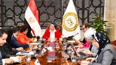 وزيرة البيئة تبحث مع المديرة التنفيذية للنيباد مستجدات استضافة مصر لمركز التميز للتكيف مع التغيرات المناخية