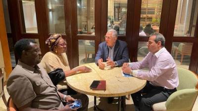 القصير يلتقي بوزراء الزراعة في جنوب السودان وزامبيا وجامبيا ويبحث معهم آفاق التعاون