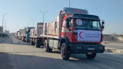 الهلال الأحمر المصرى: ننسق لاستقبال مساعدات إنسانية دولية بحرا لقطاع غزة