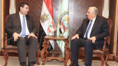 وزيرا الزراعة في مصر ولبنان يتابعان ملفات التعاون الزراعي المشتركة بين البلدين الشقيقين 