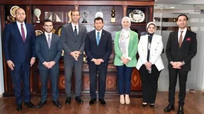 وزير الشباب يُكرم شباب شركة انطلاق ضمن قائمة FORBES للشباب الأكثر تأثيراً