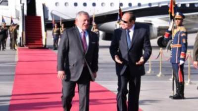 الرئيس السيسى وعاهل الأردن يؤكدان ضرورة التحرك الدولى لإغاثة أهالى غزة