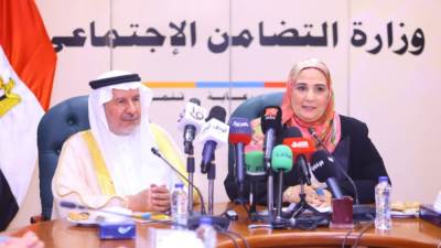 القباج توقع مذكرة دعم بين الهلال الأحمر المصري ومركز سلمان للإغاثة لتسهيل إيصال المساعدات لغزة