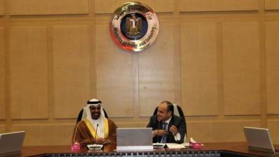  أحمد سمير يبحث مع وزير المالية والاقتصاد بمملكة البحرين سبل تعزيز التعاون