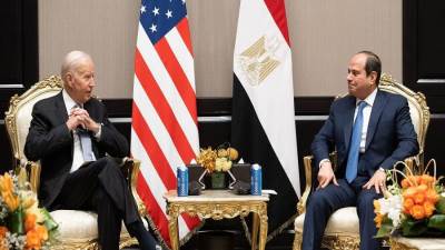 بايدن: أشكر الرئيس السيسي على الوصول للهدنة بين حماس وإسرائيل