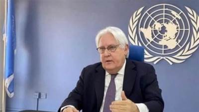 جريفيث: نأمل في وقف إطلاق نار إنسانيًا طويل الأمد بقطاع غزة