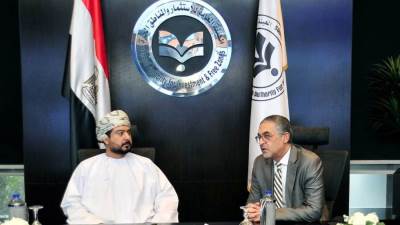 'هيبة" ووزير التجارة والصناعة العماني يبحثان تعميق التعاون الاستثماري