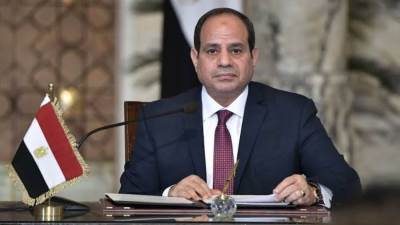 الرئيس السيسى يوجه الشكر لأمير قطر لجهوده مع مصر لإتمام الهدنة الإنسانية فى غزة