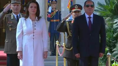 بث مباشر الرئيس السيسى يستقبل اليوم بقصر الاتحادية "كاتالين نوڤاك" رئيسة المجر