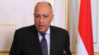 سامح شكرى: التهجير مرفوض دوليا.. وإسرائيل تعوق دخول المساعدات لقطاع غزة