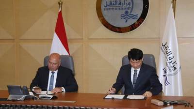 النقل توقع مذكرة تفاهم مع شركة stx الكورية بشأن التنمية والشراكة الاستراتيجية