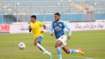 الإسماعيلى يتقدم على بيراميدز بهدف ياو أنور فى الشوط الأول