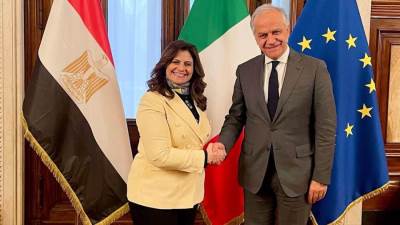 وزيرة الهجرة تلتقي وزير الداخلية الإيطالي لبحث آليات تدشين المركز المصري الإيطالي للتدريب والتأهيل