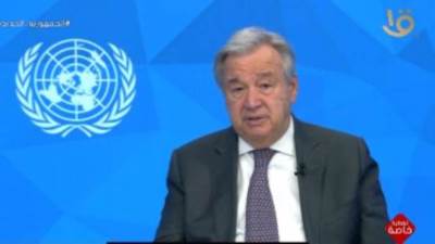 جوتيريش: خالص تقديرى لمصر على دورها فى دخول المساعدات إلى قطاع غزة