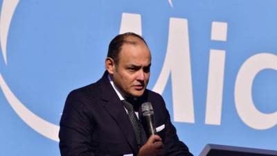 وزير الصناعة يضع حجر الأساس لمصنع أجهزة منزلية في المنطقة الصناعية بالسادات 