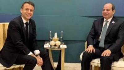 الرئيس السيسى يلتقى "ماكرون" لبحث سبل التعاون على هامش حضورهما قمة المناخ بدبى