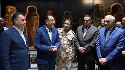 رئيس الوزراء يتفقدُ المتحف المصري الكبير لمتابعة تطورات الأعمال
