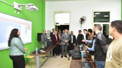 وزير العمل يتفقد دورات تدريب مهني لـ 151 شاب بـ"معهد الساليزيان الإيطالي" بالقاهرة