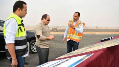 الرئيس السيسي: نغير شكل حركة المرور بالقاهرة الكبرى ونجهز أراضى للتنمية