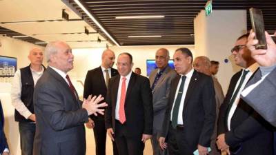 محافظ الاقصر يفتتح المقر الجديد للبنك الأهلي المصري في مدينة أرمنت