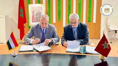 سويلم ونزار بركة يوقعان مذكرة تفاهم بين مصر والمغرب في مجال الإدارة المستدامة للموارد المائية
