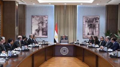 رئيس الوزراء يلتقي رئيس شركة "سوميتومو" العالمية والوفد المرافق له