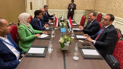 مباحثات مع وزير الطاقة اليمنى والأمين العام لمنظمة الدول المصدرة للغاز