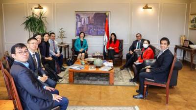 المشاط تلتقي رئيسة صندوق طريق الحرير لتعزيز التعاون المشترك