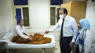 وزير الصحة يتفقد مستشفى مبرة المعادي لمتابعة الخدمات الطبية المقدمة للمواطنين