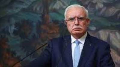 وزير الخارجية الفلسطينى: إسرائيل تهدف لتدمير فلسطين والقضاء عليها