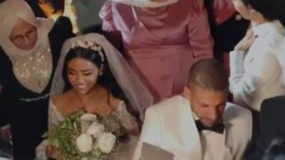 أسماء أبو اليزيد تحتفل بعقد قرانها على مدرب لياقة بدنية وسط الأقارب والأصدقاء