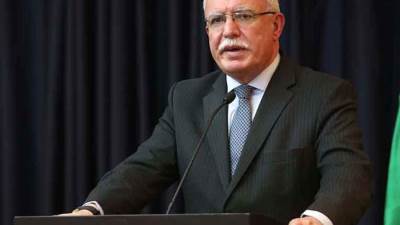 وزير الخارجية الفلسطيني يدعو المجتمع الدولي للضغط على إسرائيل لوقف إطلاق النار