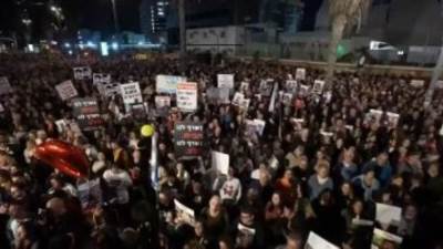 مظاهرات فى إسرائيل تطالب بإسقاط حكومة نتنياهو وإطلاق سراح باقى الأسرى