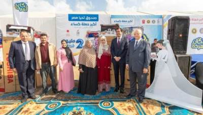 صندوق تحيا مصر يوفير 40 ألف قطعة ملابس وقسائم مشتريات بقيمة 2 مليون جنيه