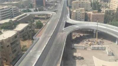 غلق محور عمرو بن العاص كليا لمدة 5 ساعات لتنفيذ عملية اختبار أحمال