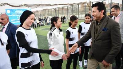 وزير الرياضة يشهد اللقاء الختامي للمراكز الرياضية للفتيات تحت شعار "ألف بنت… ألف حلم"