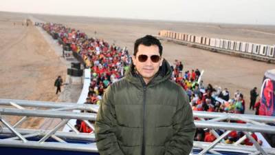 وزير الرياضة يطلق إشارة البدء لنصف ماراثون الأهرامات في دورته الخامسة