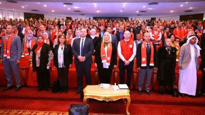 القباج تشهد احتفالية الهلال الأحمر المصري باليوم العالمي للتطوع تحت شعار "الأمل