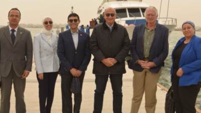 استشارى التسويق الدولى لسياحة اليخوت يزور قناة السويس ومارينا اليخوت بالإسماعيلية