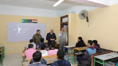 وزير التعليم يقوم بزيارة مفاجئة لمدرستين بالقاهرة والجيزة لمتابعة سير العملية التعليمية