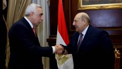 رئيس مجلس الشيوخ يستقبل سفير العراق لدى مصر
