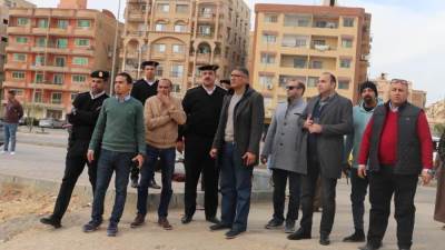 "النجار" يتابع جهود حملات إزالة مخالفات البناء بمدينة ٦ أكتوبر