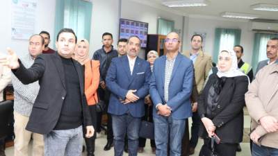 نائبا وزير الإسكان ومحافظ الشرقية يزوران شركة " مياه الشرقية " لمتابعة الخدمات المقدمة للمواطنين