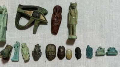 ضبط موظف بحوزته 1840 قطعة أثرية بالمنيا 